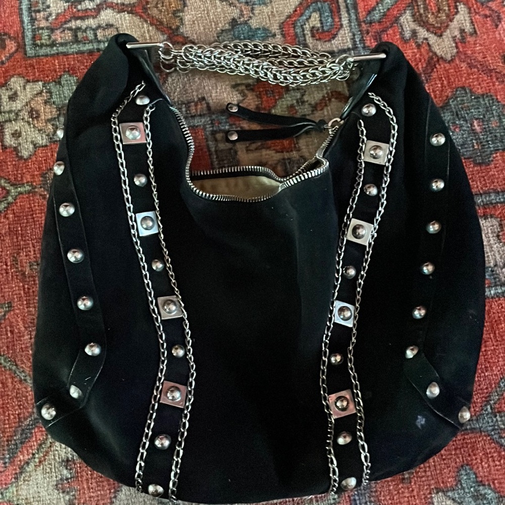 Stuart Weitzman suede purse